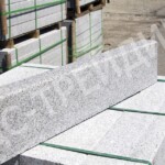 Бордюр гранитный тротуарный ГП5 G3762 Роки Грей 1000x200x80мм