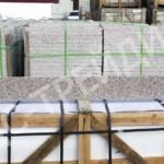 Подступенок гранитный G361Чайнес Роза Бета 1500x150x20 мм полированный