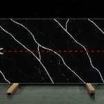 Кварцевый агломерат 8014 (Nero Marquina) 3200х800х20 мм