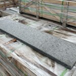 Гранитные ступени Steel Grey 1500x350x30 мм термообработка