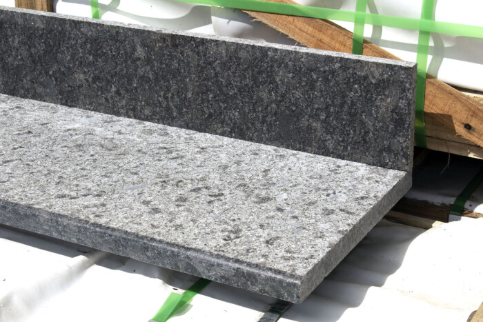 Гранитные ступени Steel Grey 1500x350x30 мм термообработка — изображение 2