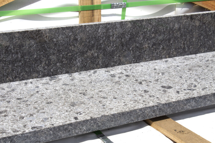 Гранитные ступени Steel Grey 1500x350x30 мм термообработка — изображение 3