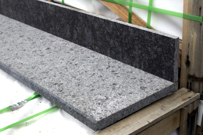 Гранитные ступени Steel Grey 1800x350x30 мм термообработка — изображение 4
