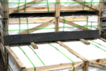 Подступенок гранитный G654 Sesame Black 1800x150x20 мм полированный