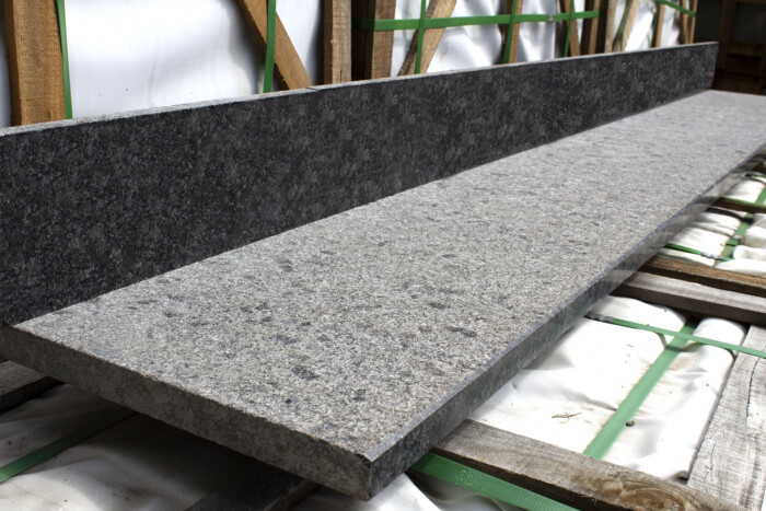 Гранитные ступени Steel Grey 2610x350x30мм термообработка — изображение 2